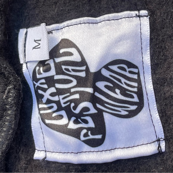 Rhinestone Fairy Wing Rave Hoodie - Picture 8 of 9